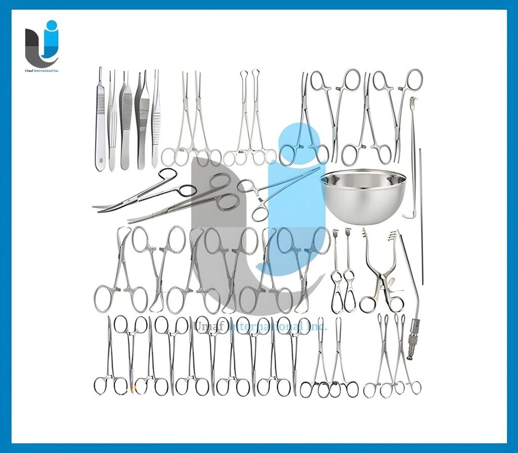 Tendon Nerve Repair Plastic Surgery Set Complete Surgery Instrument Set Of 43Pcs