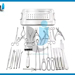 Basic Orthopedic Surgery Set of 25 PCS of Surgical Instruments With Box